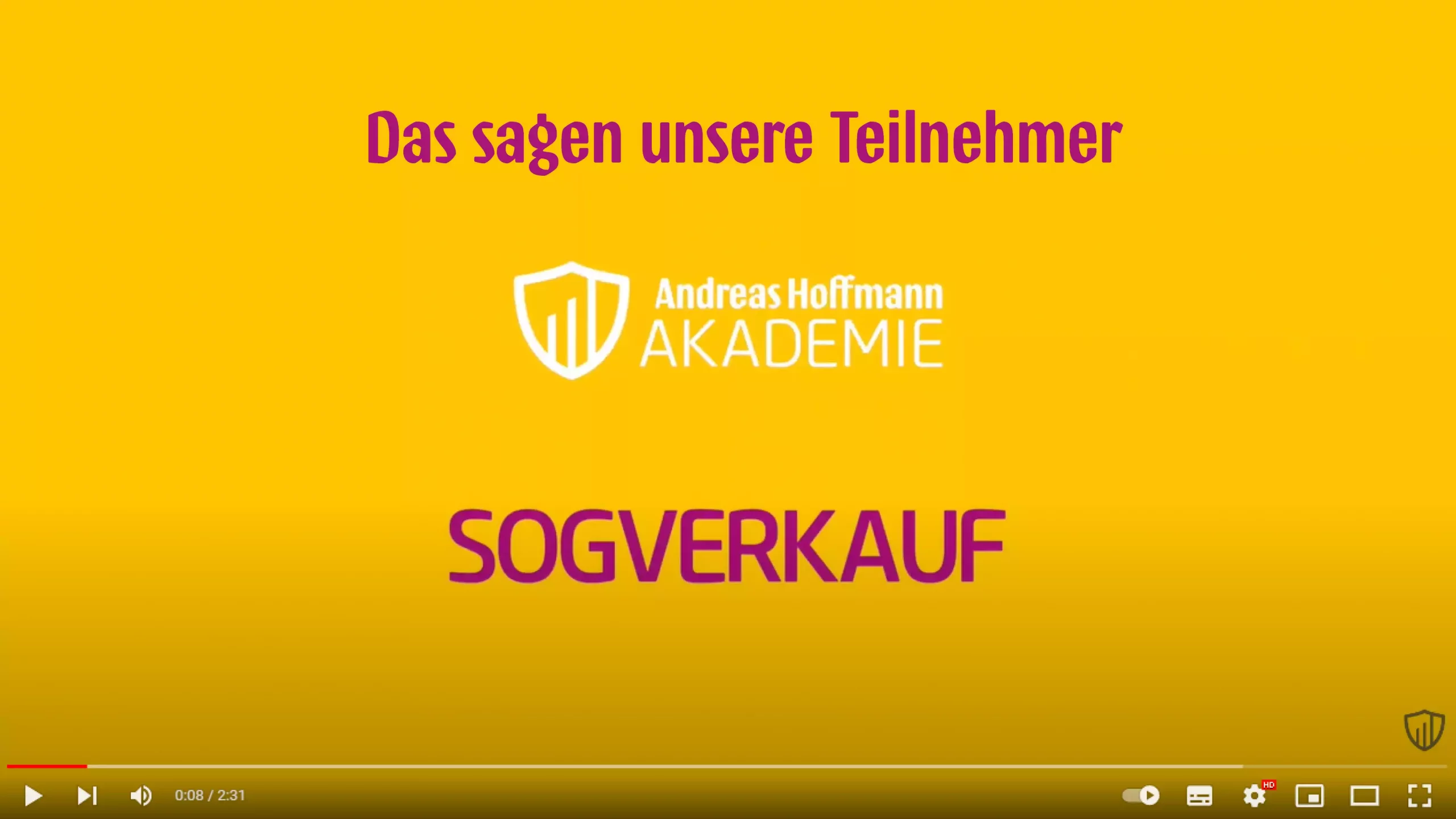 Sogverkauf Video Kundenstimmen Andreas Hoffmann Akademie Seminare